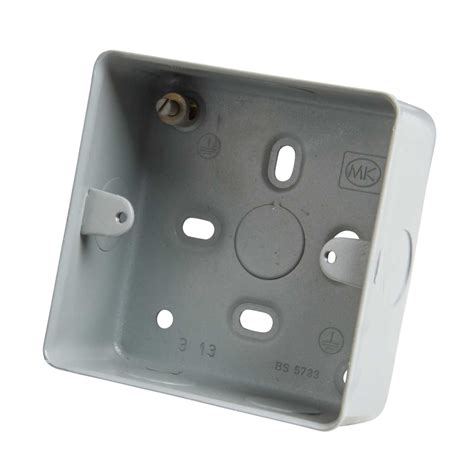 mk metal clad 1 gang back box|mk metal clad grid plate.